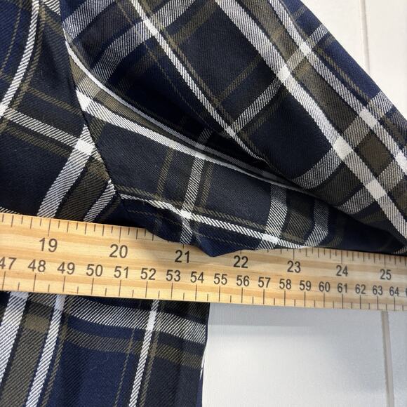 Figueroa &‎ Flower Womens Boho Indie Plaid Floral High Low Top Size M Cottage - Picture 4 of 9